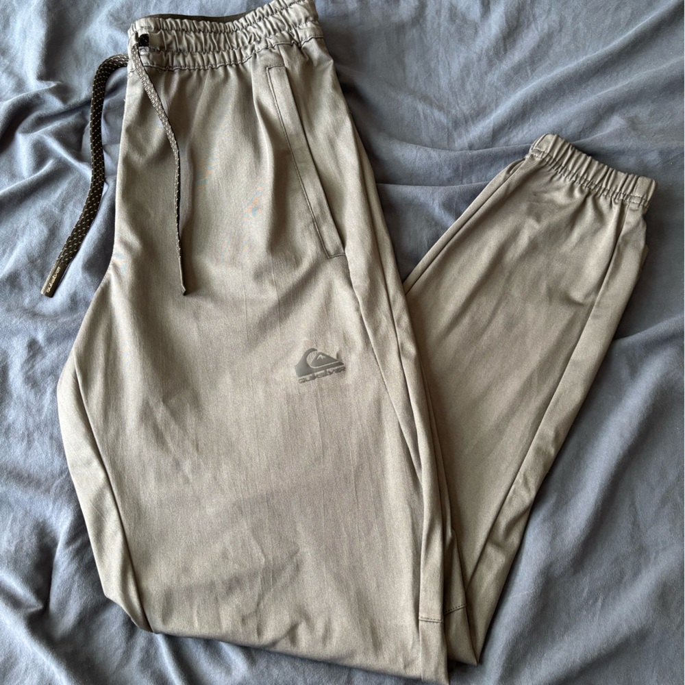 Quiksilver Tan Sweatpants Relaxed Fit Joggers